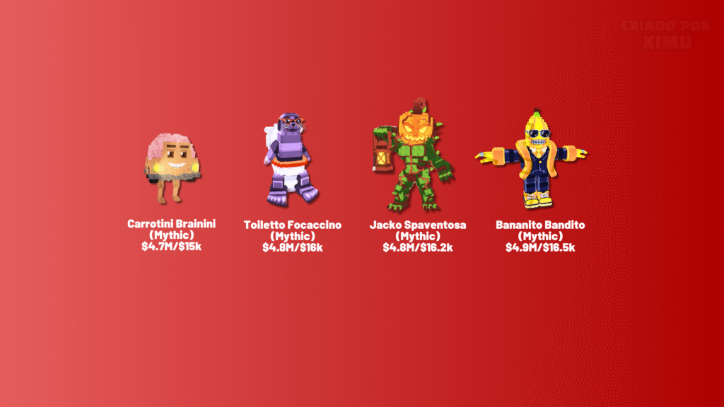 All Mythic Brainrots from Steal a Brainrot