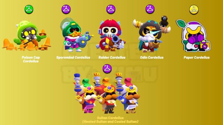 All Brawl Stars Skins Updated (10)