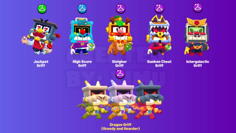 All Brawl Stars Skins Updated (13)