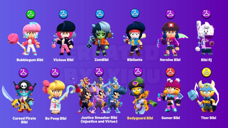 All Brawl Stars Skins Updated (4)