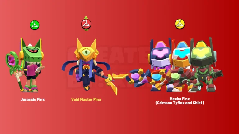 All Finx Skins from Brawl Stars