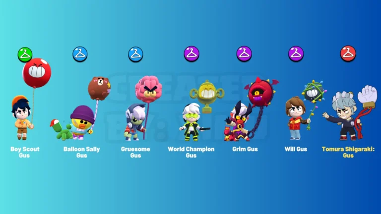 All Gus Skins from Brawl Stars